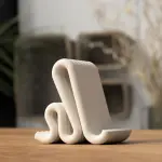 Serpentine Sculptural Phone Stand