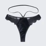 Velvet Lace Trim Sexy Plush See Through Push Up Bra Panty Set