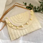 Beige Seajoy Sahel Clutch