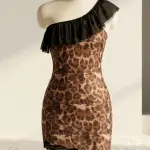 One Shoulder Dress - مايكروفايبر