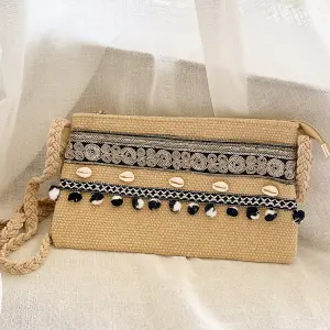 Beige Zéphyr Sahel Clutch