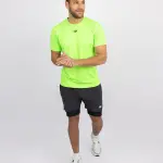 Squat Core Mesh Lime T-Shirt