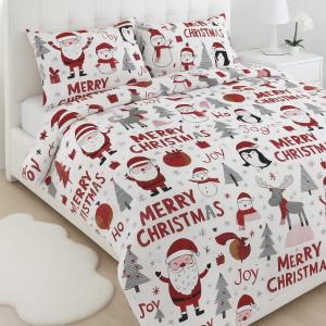 طقم سرير كبير ٤ قطع مقاس كوين