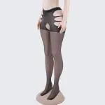 [2+ Items, 300 EGP Each] Sheer Cross Over Pantyhose Hold Up Pantyhose