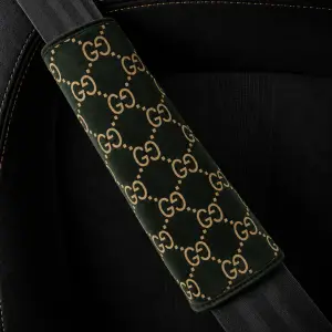 Gucci Olive - Set of 2 Seat Belt Covers