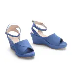 Sandal Wodge Heel With Belt Buckle-W-6