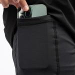 Hidden Pocket Black Training Short