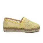 Floral Lace Slip-on Flats. BN-58