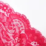 Plus Size Red Lace Bra Panty Set