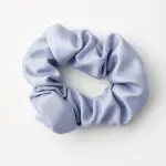 SilkGlow Satin Scrunchie – Light Purple
