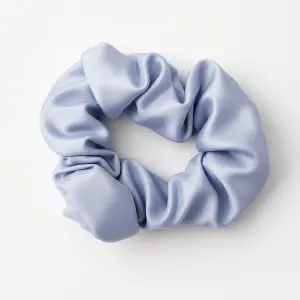 SilkGlow Satin Scrunchie – Light Purple