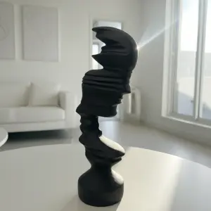 Noir Abstraction Sculpture