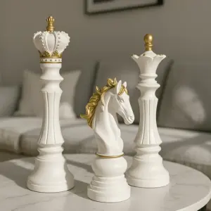 Regal Chess Trio Sculptures