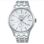 SEIKO Men's Hand Watch PRESAGE Stainless Band, White Dial SSA395J1