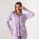 Sleeveless Pajama Set with Printed Top and Fitted Shorts