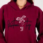 Women’s Jacquard Hoodie | Cozy Winter Style