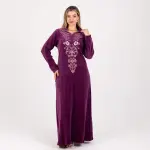 Velvet Embroidered Abaya – Elegant Modest Style