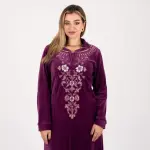Velvet Embroidered Abaya – Elegant Modest Style