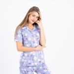 Classic Half-Sleeve Cotton Pajama Set