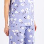 Classic Half-Sleeve Cotton Pajama Set