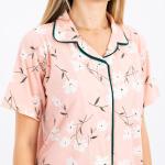 Classic Half-Sleeve Cotton Pajama Set