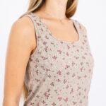 Printed Sleeveless Cotton Nightdress – Light, Airy & Effortlessly Chic