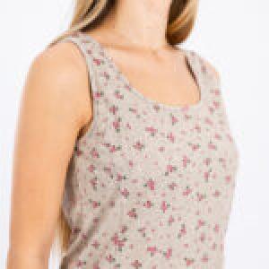 Printed Sleeveless Cotton Nightdress – Light, Airy & Effortlessly Chic