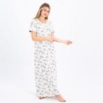 Elegant White Sleep Dress – Soft & Floral Add to wishlist