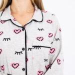 Classic Printed Long Sleeve Pajama Set