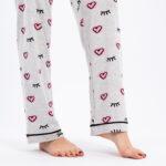 Classic Printed Long Sleeve Pajama Set