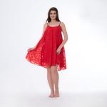 Clearance Outlet, Lace Sets, Lingerie Chiffon Viscose Nightgown – Sleeveless Lingerie-Inspired Summer Sleepwear