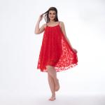 Clearance Outlet, Lace Sets, Lingerie Chiffon Viscose Nightgown – Sleeveless Lingerie-Inspired Summer Sleepwear