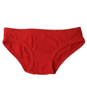 SoftBloom Girls’ Cotton Underwear – Red