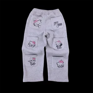 GRAY KITTY SAVAGE SWEETPANTS