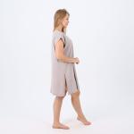 Women’s Cotton V-Neck Nightgown with Delicate Embroidery – Soft and Comfortable