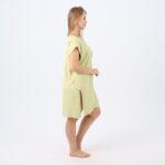 Women’s Cotton V-Neck Nightgown with Delicate Embroidery – Soft and Comfortable