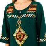 Women’s Embroidered Long Abaya Dress – Modest Everyday & Occasion Wear