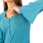 Cotton Nightgowns, Embroidered, Full Sleeve Classic Night Gown – Soft & Elegant Add to wishlist