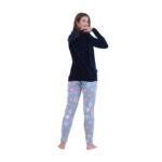 Velvet & Foulard Winter Pajama – Cozy Elegance with Embroidery