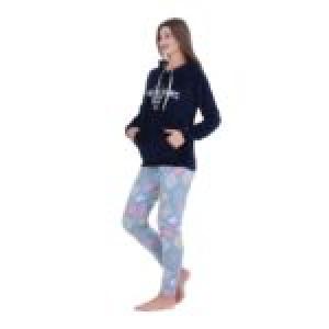 Velvet & Foulard Winter Pajama – Cozy Elegance with Embroidery