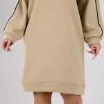 Women’s Casual Zip-Neck Dress – Comfortable & Stylish