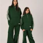 The dark green retro rush set- youth