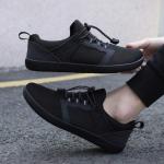 Sovimivos Barefoot Shoes Minimalist Trainers | Wide Toe Box Zero-Drop Shoes (Black)