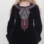 Detailed & Elegant Embroidery for Winter Comfort