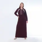 Winter Cotton Home Dress – Hooded with Zipper