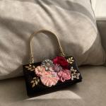 Black Roselle Clutch