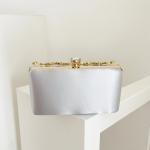 Silver Elyndra Clutch