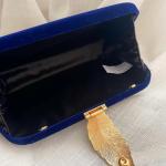 Blue Velvet Élan Clutch