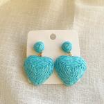 Baby Blue Heart Earrings