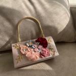 Pink Roselle Clutch